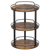 LAMU giratorio de madera 12-2 pulgadas para cocina, acceso rápido a especias
