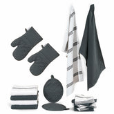 LANE LINEN set de cocina 16 piezas gris para nuevo hogar