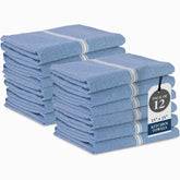 LANE LINEN toallas de cocina índigo 12 unidades para secar utensilios