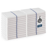 Lane Linen toallas de cocina con rayas azules, absorbentes para secar platos