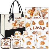 Langyiwee bolsa lona pan: resistente y espaciosa para repostería y regalos de cocina