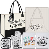 Langyiwee Reina de la Repostería: bolsa de lona duradera para transportar utensilios.