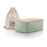 LARS NYSØM Panera exterior en verde salvia para almacenamiento del pan