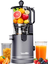 LAUDLIFE prensa fría admite frutas enteras para ahorrar tiempo.