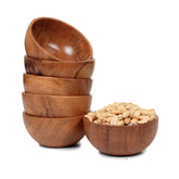 LAVAUX DESIGNS: cuenco pequeño de acacia para postres, ideal para degustaciones.