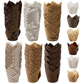 Lawei set tulip cápsulas para magdalenas, diseño elegante para hornear.