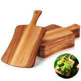 Tabla Layhit de acacia, doble cara, ideal para cortar y servir.