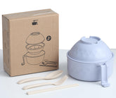 Layron ramen cooker con tazón grande, preparación rápida de fideos en casa
