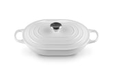 Le Creuset cazuela oval con tapa: cocción uniforme y sabor conservado.