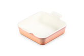 Le Creuset Heritage Square 3qt Peche lista para horno y mesa, ideal para servir