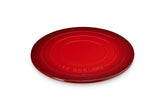 Le Creuset piedra cerámica para pizza 15 pulgadas Cerise, distribución uniforme del calor para hornear.