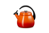 Le Creuset tetera Cloche con esmalte color flama, hervir rápido para café o té