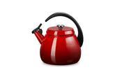 Le Creuset Tetera Cloche Cerise frente, calentamiento rápido para café y té