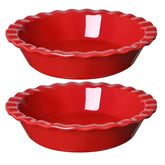 LE TAUCI: plato cerámico de 9 pulgadas para pasteles, duradero y libre de olores.