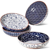 LE TAUCI cuenco pasta 32 onzas azul vintage, ideal para porciones grandes