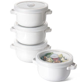 LE TAUCI cuenco sopa con asas, 28 oz, porciones generosas