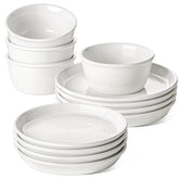 LE TAUCI plato de cena 10 pulgadas, ideal para comidas diarias y presentaciones.