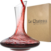 Le Chateau decantador grande de cristal con aireador para mayor aroma