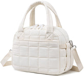 LEDAOU bolsa de almuerzo para mujer con diseño acolchado, ideal para oficina y viajes.