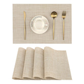 Leetaltree mantel beige de doble cara para mesa elegante y práctica.