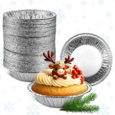 LEGLO moldes mini tartas de aluminio, apilables para hornear porciones exactas.