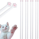 Palillos Leinuosen con huellas de zarpas rosas, ideales para cenas temáticas.