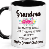 Taza LEJIAJINW con caja regalo para abuela, regalo ideal.