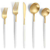 Lemeya: cuchillos de cena con acabado mate para una mesa elegante.