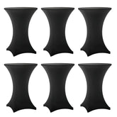 Lemict funda de mesa cóctel negra con ajuste ceñido para eventos elegantes