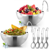 LemonRoad tazón salsa refrigerado 16 oz para mantener salsas frescas.