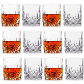 Lemonsoda vaso con cristal tallado, set de 2 para servir whisky con estilo.
