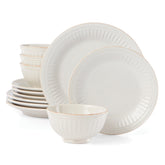 Lenox French Perle: platos 12 piezas para uso diario