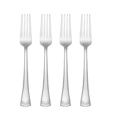 Tenedores de cena Lenox Portola, juego de 4, acabado espejo para una mesa elegante.
