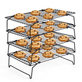 Rejilla Leonyo 4 piezas para enfriar grandes tandas de galletas.