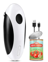 LetGoShop abrelatas automático un toque con borde suave para seguridad en la cocina.