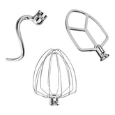 LETOMS batidora con gancho amasador de acero inoxidable para amasar uniformemente.