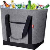 LHZK jumbo bolsa térmica, capacidad 50 litros, suficiente para comidas y bebidas.