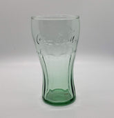 Libbey Coca-Cola verde, vaso de 6 pulgadas, juego de cuatro, perfecto para fiestas.
