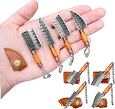 Liberal Brightdeer mini set cuchillos cocina: conjunto portable para cortar frutas y abrir paquetes.