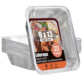 Lideropa pan de aluminio 9x13, duradero para hornear.