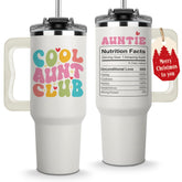 LIERIE8888 vaso club para tía con asa, ideal para uso diario.