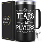 Taza Lifecapido Lágrimas de mis jugadores 20oz con aislamiento para bebidas templadas
