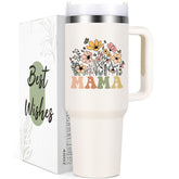 Lifecapido Mama 40oz con asa ergonómica para agarre cómodo y estable.