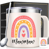 Taza Lifecapido termo 14oz con cuchara para mantener bebidas a temperatura