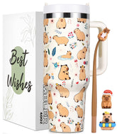 Lifecapido vaso aislado capibara 40 onzas para mantener bebidas a temperatura.