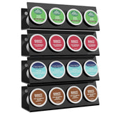 LifeMoreasy porta-kcups pared acrilico: acceso rápido a cápsulas y ahorro de espacio.