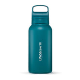 LifeStraw Go Series, botella filtrante aislada 1L, ideal para agua segura en viajes.