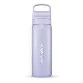 LifeStraw Go Series: botella filtrante aislada para agua segura durante viajes y actividades al aire libre.