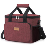 Lifewit bolsa de almuerzo aislada de 9L Burgundy mantiene la comida fresca para el trabajo