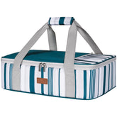 Lifewit cazuela aislada: dimensiones externas para hornear y transportar cazuelas de 9x13 a 11x15 pulgadas.